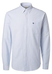 Selected Homme, Herren Oxford -Langarmhemd, Hellblau / Weiß