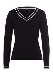 More & More MORE & MORE, Damen Pullover, Schwarz / Wei&szlig;
