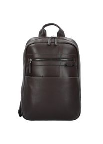 Samsonite, Damen Formalite LTH Business Rucksack Leder 38 cm Laptopfach, Dunkelbraun