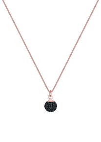 Elli, Damen Kette, Rosegold / Schwarz