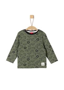 s.Oliver Junior, M&auml;dchen Longsleeve, Oliv / Schwarz