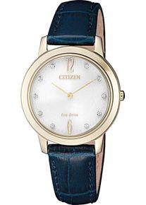 Citizen, Damen Solaruhr 'EX1493-13A', Navy / Gold / Weiß