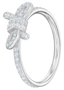 Swarovski, Damen Ring 'Lifelong Bow 5474934', Silber / Transparent