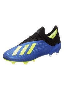 adidas Performance, Herren Fu&szlig;ballschuhe 'X 18.1 FG', Royalblau / Neongelb / Schwarz