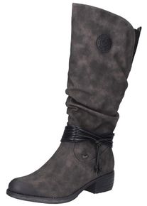 Rieker, Damen Stiefel, Dunkelgrau