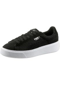 Puma, Damen 'Basket Platform DE' Sneaker, Schwarz