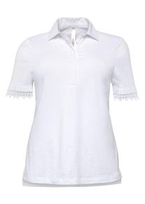 sheego Casual, Damen T-Shirt, Wei&szlig;