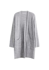 Mango, Damen Strickjacke 'Sinaia', Hellgrau
