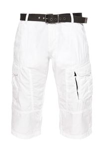 s.Oliver RED LABEL, Herren Bermuda 'File Loose', Wei&szlig;