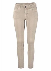 MAC, Damen Gerade Jeans 'Dream Skinny', Beige