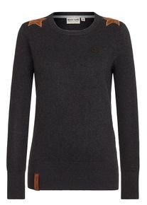 Naketano, Damen Pullover 'Hans Glanz', Anthrazit