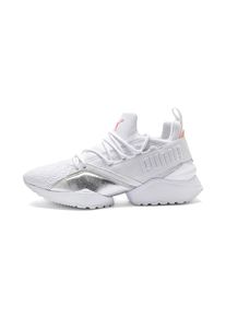 Puma, Damen Sneaker 'Muse Maia', Apricot / Silber / Wei&szlig;