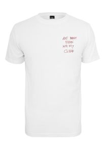 Mister Tee, Herren Tee 'Clique', Wei&szlig;