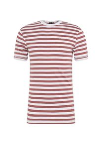 G-Star Raw, Herren Shirt 'Kantano', Pastellrot / Wei&szlig;