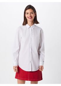Tommy Hilfiger, Damen Bluse 'IconMONICA GIRLFRIE', Mischfarben / Wei&szlig;