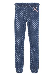 name it, M&auml;dchen Bedruckte Jeans, Blue Denim / Hellblau / Rosa / Silber