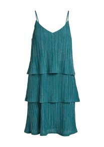 Vila, Damen Kleid 'GLITTO', Jade / Silber