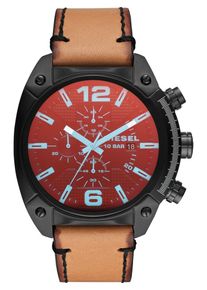 Diesel, Herren Chronograph 'DZ4482', Hellblau / Cognac / Melone / Schwarz