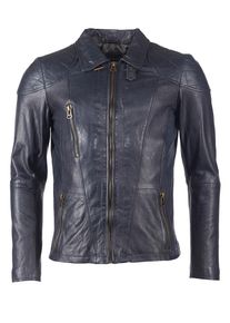 Maze, Herren Lederjacke 'Lawrence', Navy