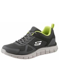 Skechers, Herren Sneaker, Grau / Dunkelgrau / Hellgr&uuml;n