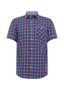 Tom Tailor, Herren Hemd, Blau / Mischfarben / Rot