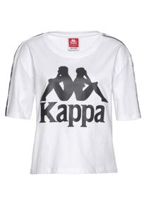 Kappa, Damen T-Shirt 'Elin', Schwarz / Weiß