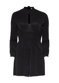 Only, Damen Jumpsuit, Schwarz / Silber