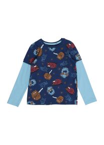 name it, Langarmshirt 'NMMOLSON', Blau / Hellblau