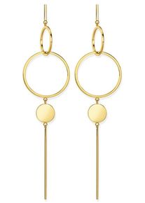 Thomas Sabo, Damen Paar Ohrstecker 'Scheibe, H1934-413-39', Gold