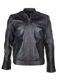 Mustang, Herren Lederjacke ' Ryan ', Braun