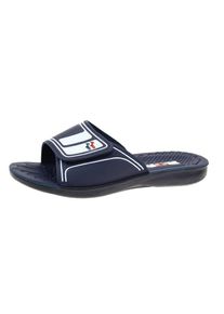 Romika, Damen Pantoletten, Navy / Wei&szlig;