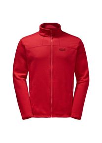 Jack Wolfskin, Herren Fleecejacke 'CASTLE ROCK JACKET', Rot