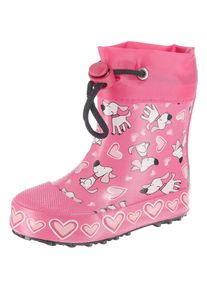 Beck, M&auml;dchen Gummistiefel Hunde f&uuml;r M&auml;dchen, Pink / Schwarz / Wei&szlig;