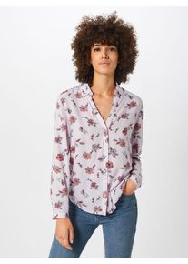 Esprit, Damen Bluse, Lila / Weiß