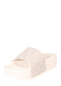 DKNY, Damen Slipper 'HAMPTON', Grau / Weiß