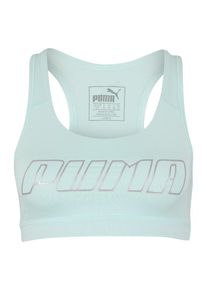 Puma, Damen Sport-BH '4Keeps M', Aqua / Silber