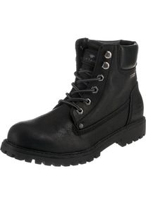 Tom Tailor, Damen Schn&uuml;rboots, Schwarz