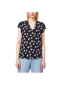 EDC by Esprit, Damen Bluse, Blau / Hellblau / Gelb