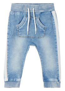 name it, M&auml;dchen Jeans, Blue Denim / Wei&szlig;