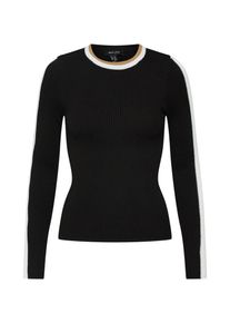 New Look, Damen Pullover '01.06 WW T FG STRIPE PANEL SLV JUMPER P149', Schwarz