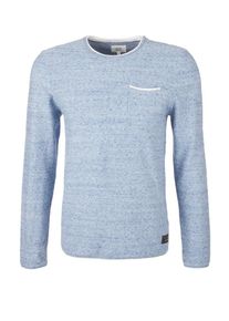 Q/S Designed By, Herren Pullover, Rauchblau