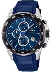 Festina, Herren Chronograph 'F20330/2', Dunkelblau / Silber