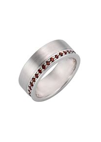 Firetti, Damen Ring mit Granat, Rubinrot / Silber