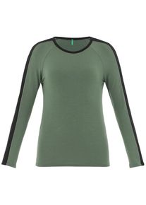 Palmers, Damen Langarmshirt 'Asian Lounge', Khaki