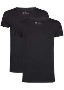 PETROL INDUSTRIES, Herren 2er-Pack T-Shirts, Schwarz