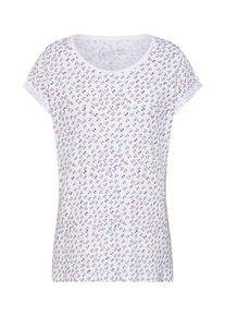 EDC by Esprit, Damen Shirt 'OCS Short Slub', Weiß