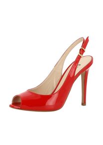 Evita, Damen Sling Peeptoe ALESSANDRA, Rot