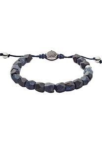 Diesel, Herren Armband 'DX1138040', Nachtblau / Dunkelgrau / Silber