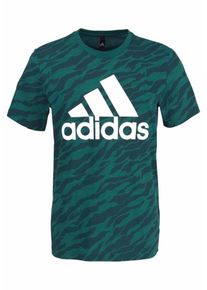 adidas Performance, Herren T-Shirt, Gr&uuml;n / Petrol / Wei&szlig;