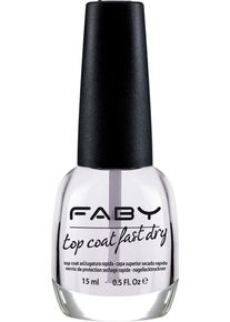 Faby, Damen 'Top Coat Fast Dry', Schnell-trocknender &Uuml;berlack, Transparent